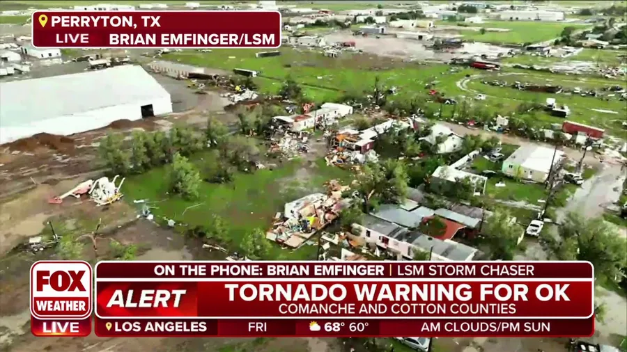 Drone video shows scope of damage in Perryton, Texas