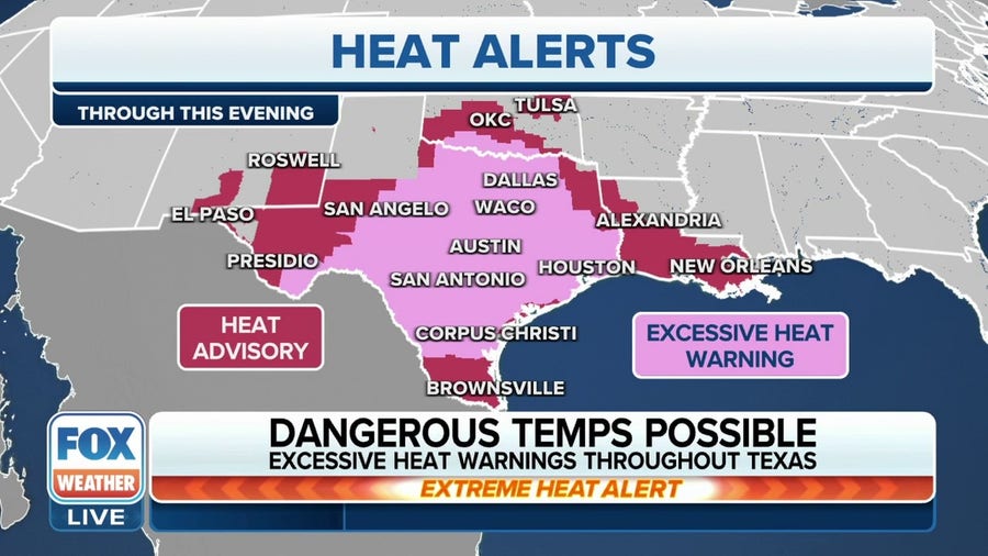 Dangerous temperatures continue for millions in Texas, southern Plains