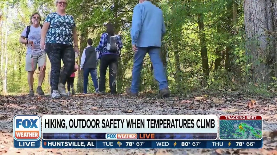 Hiking and outdoor recreational safety tips when temperatures climb