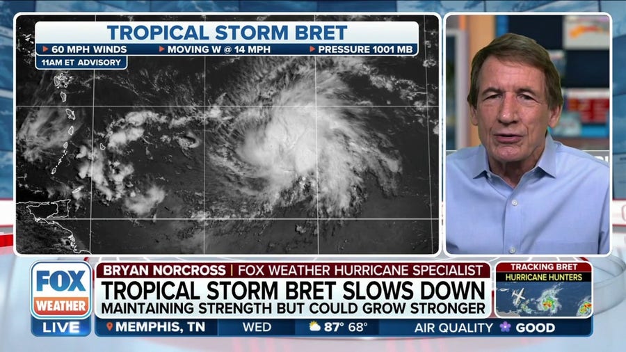 Tropical Storm Warning issued as Bret moves closer to Caribbean islands