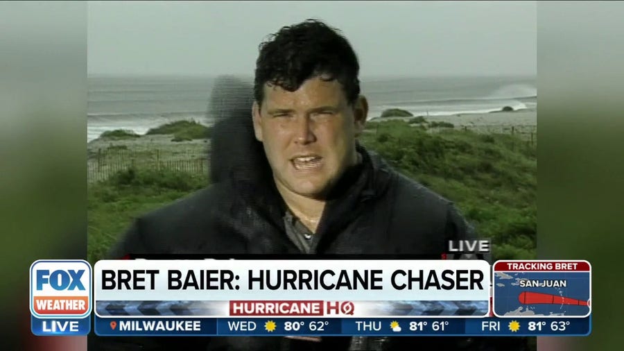 Before chasing world leaders, Fox News' Bret Baier was all in covering tropical systems