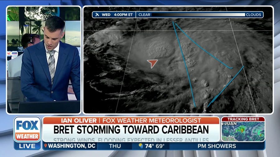 Hurricane Hunters find Tropical Storm Bret slightly stronger