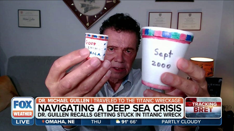 Reporter who journeyed to Titantic recounts being trapped in wreckage