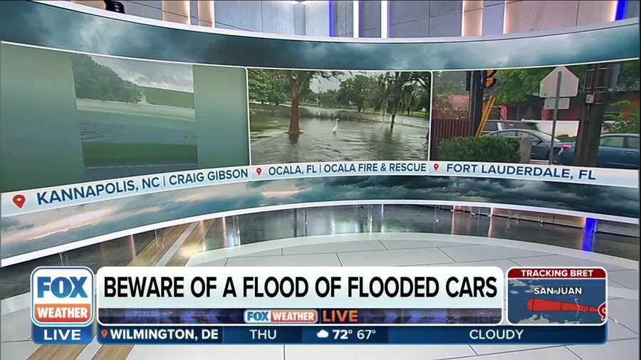 What happens to your car when you drive through floodwater?