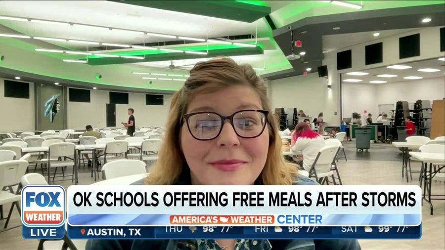 Oklahoma schools offering free meals after storms