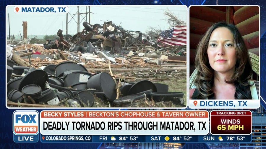 Texas restaurant gives food to tornado survivors, first responders