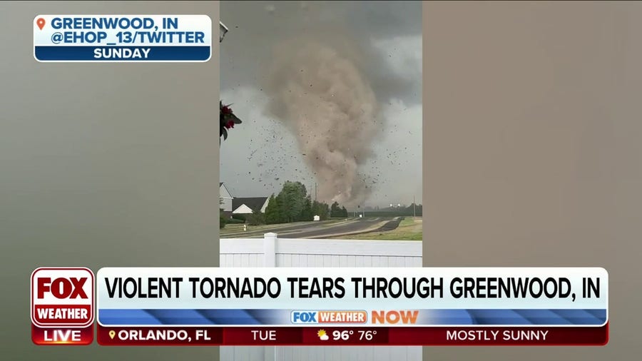 Indiana resident describes moments violent tornado tears through