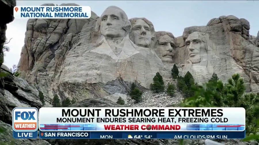 Maintaining Mount Rushmore amid wild weather