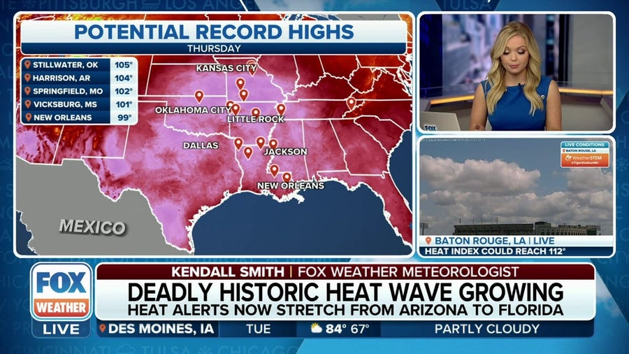 Deadly Heat Wave Continues In The South As Dangerous Temps Expand Into ...