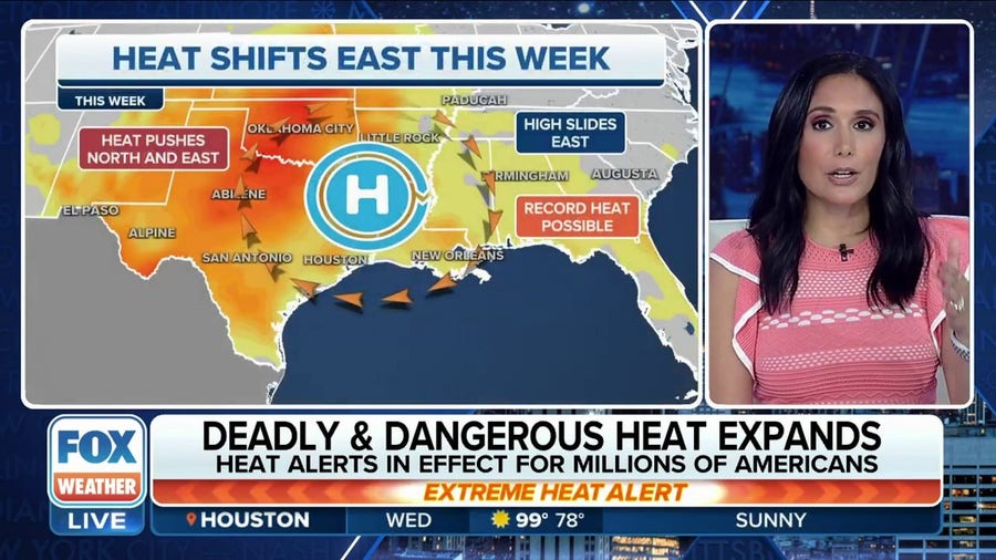 Intense heat wave expands this week