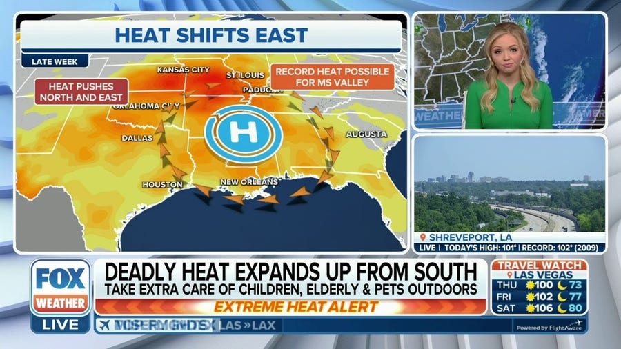 76 million under Heat Alerts from the South to Midwest