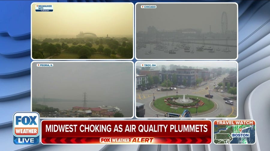 Millions experiencing 'Unhealthy' air from wildfire smoke