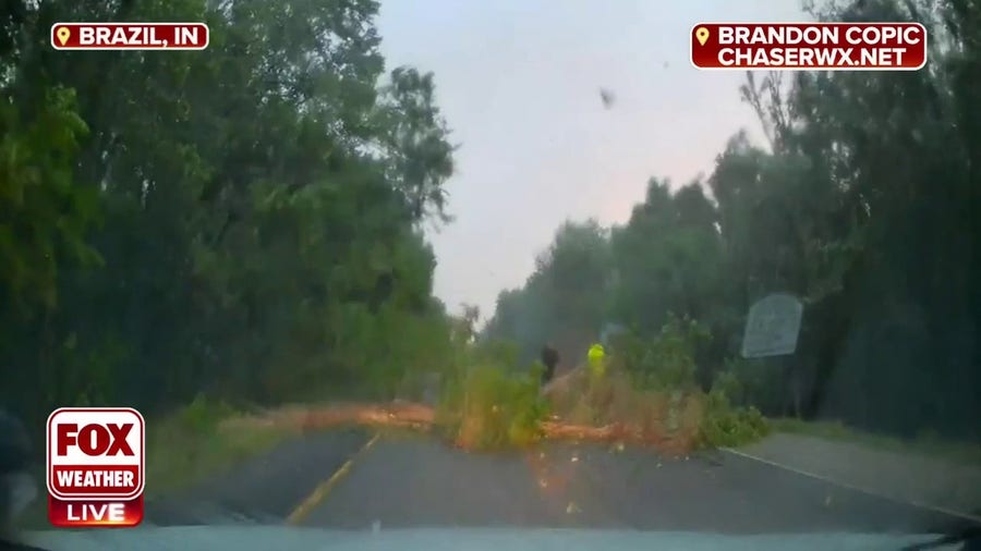 Storm Tracker Nearly Hit By Tree During Derecho Event In Indiana