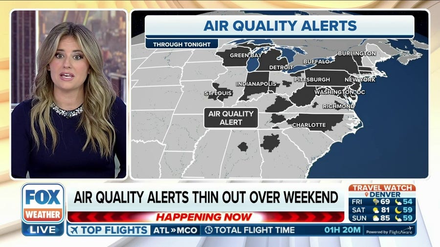 Air quality alerts thin out over 4th of July holiday weekend