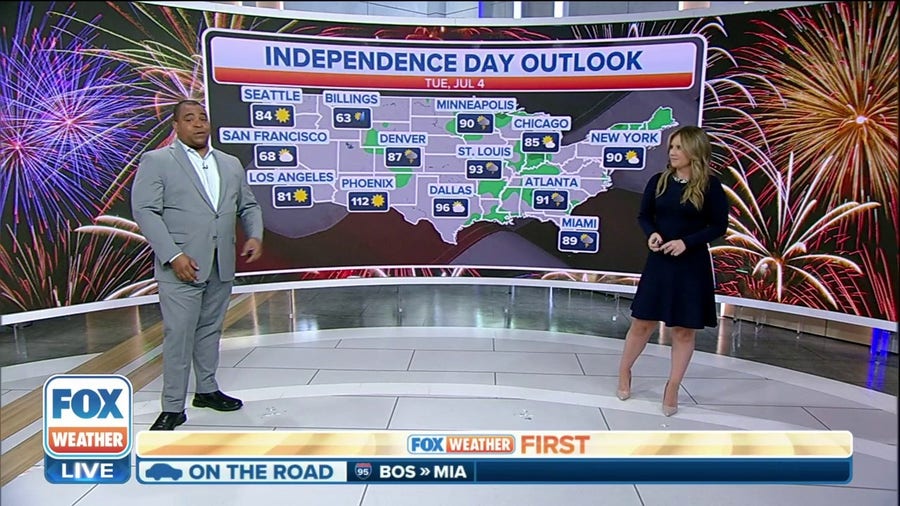 Northeast faces Fourth of July weekend washout