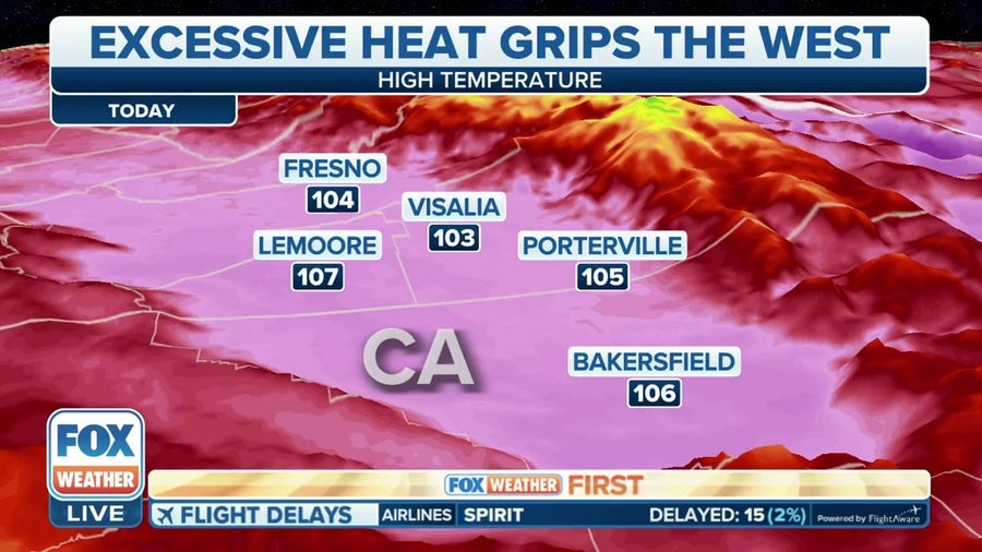 Excessive heat bakes the West with heat alerts in place