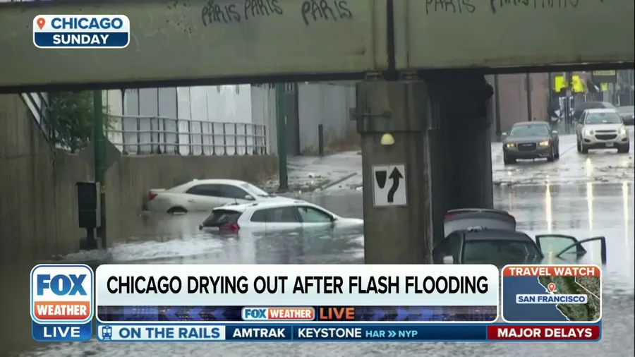 Flash flooding creates major problems in Chicago