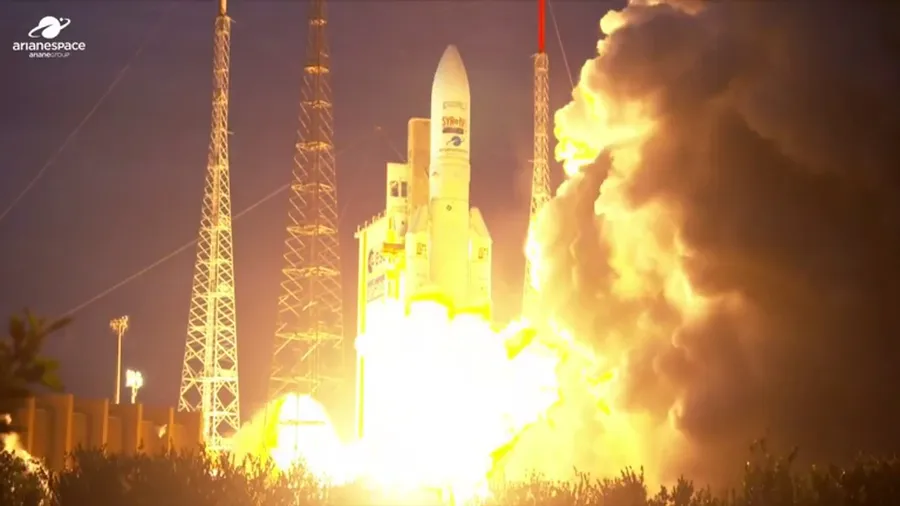 Ariane 5 launches for final time sending Franco-German missions to orbit