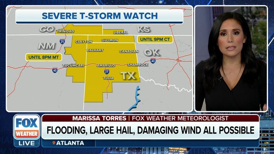 Tracking severe storms through the southern Plains