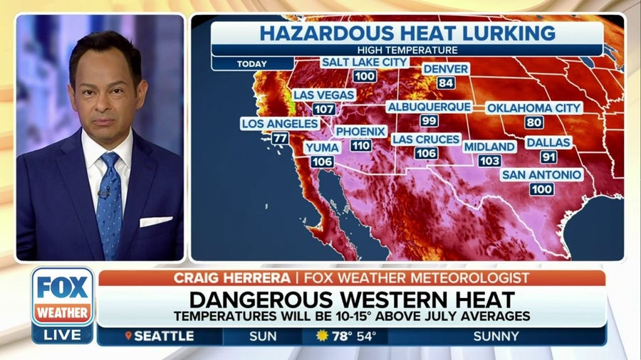 Hazardous heat in the Southwest likely to last through next week