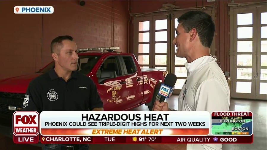 Hazardous heat in Arizona is challenging for the firefighters