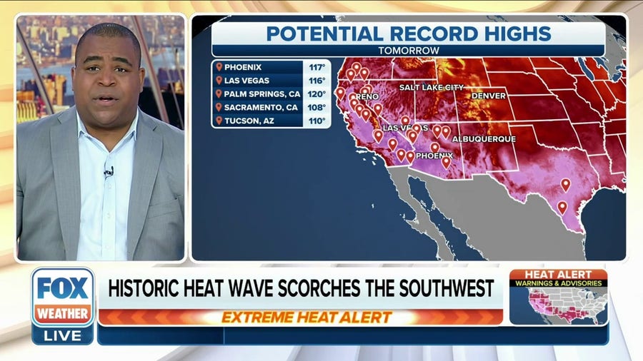 Historic heat wave scorches the Southwest