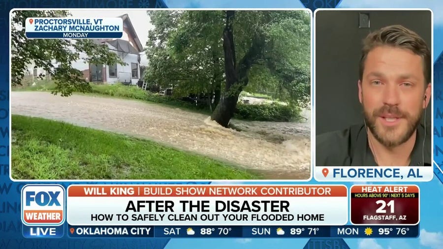 How to safely clean out your home after a flood