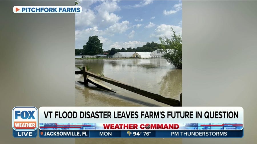 Vermont produce farm devastated by the historic flooding