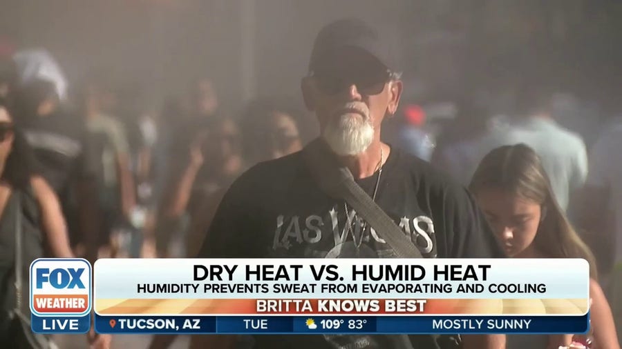 What's worse dry heat or humid heat?