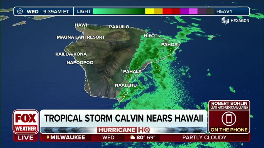 Tropical Storm Calvin prompts State of Emergency in Hawaii