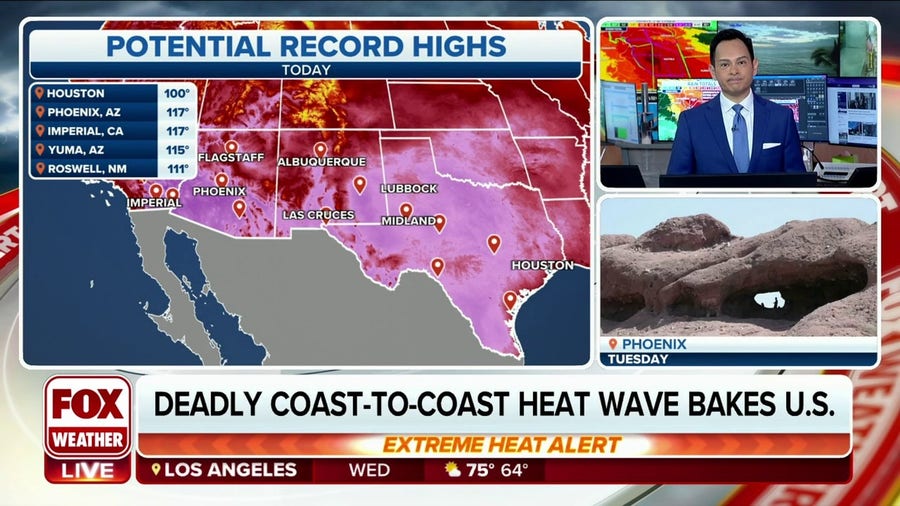 Millions on alert as deadly coast-to-coast heat wave bakes the US