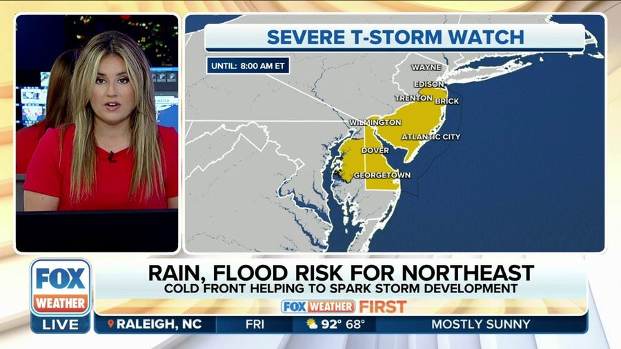 Storm, flood threat shifts to Northeast on Friday