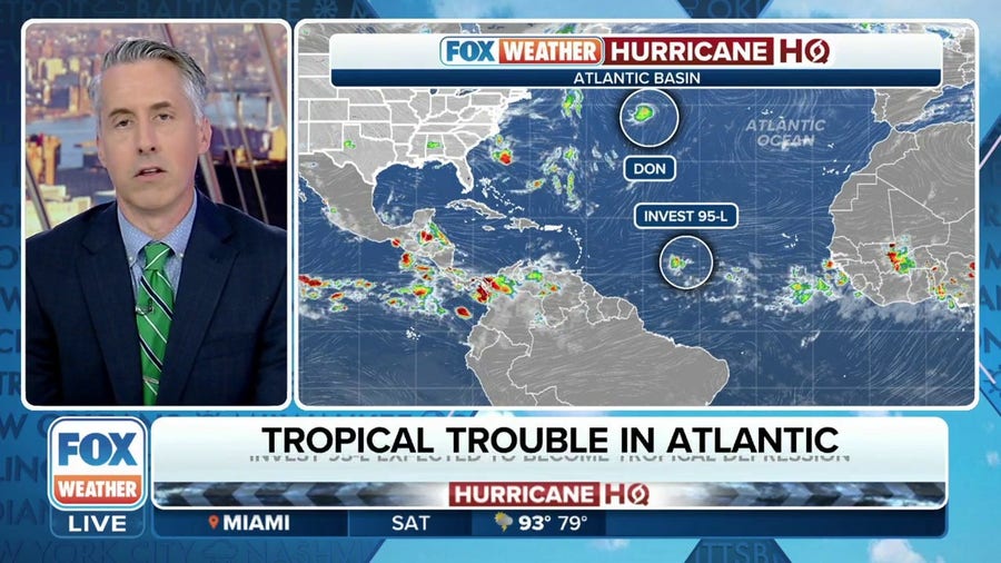 Tropical Storm Don persists in Atlantic