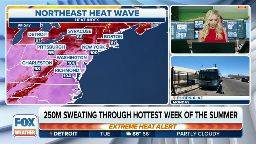 More than 260 million to see above-average temperatures by the end of the week
