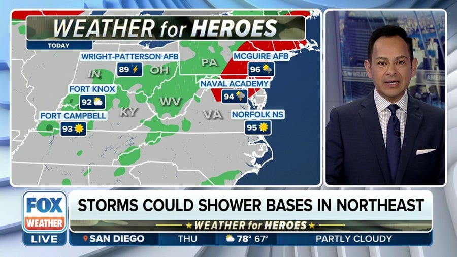 FOX Weather: Weather for Heroes forecast for 7/27