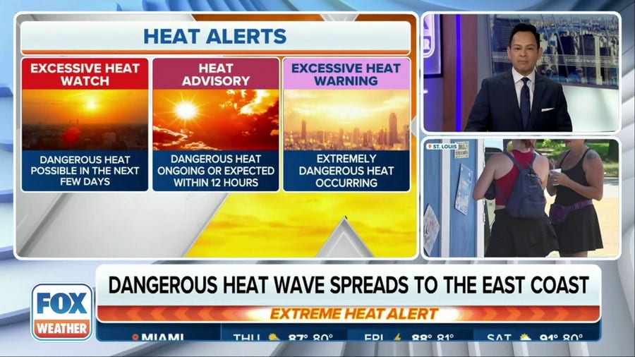 Deadly heat wave moves into the Northeast with 152 million under heat alerts across the US