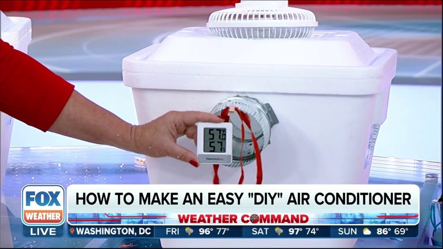 How to make an easy 'DIY' air conditioner