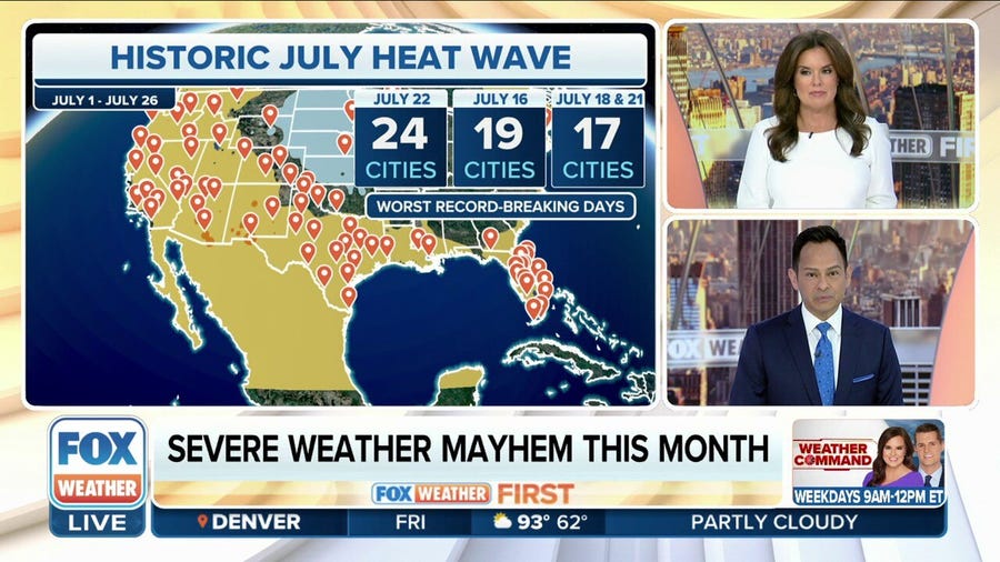 Breaking down all the records from America's historic July heat wave