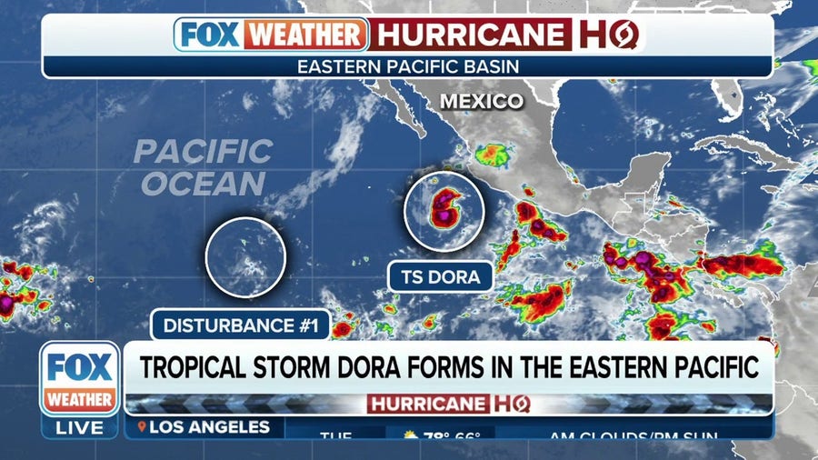 Tropical Storm Dora forms in Eastern Pacific