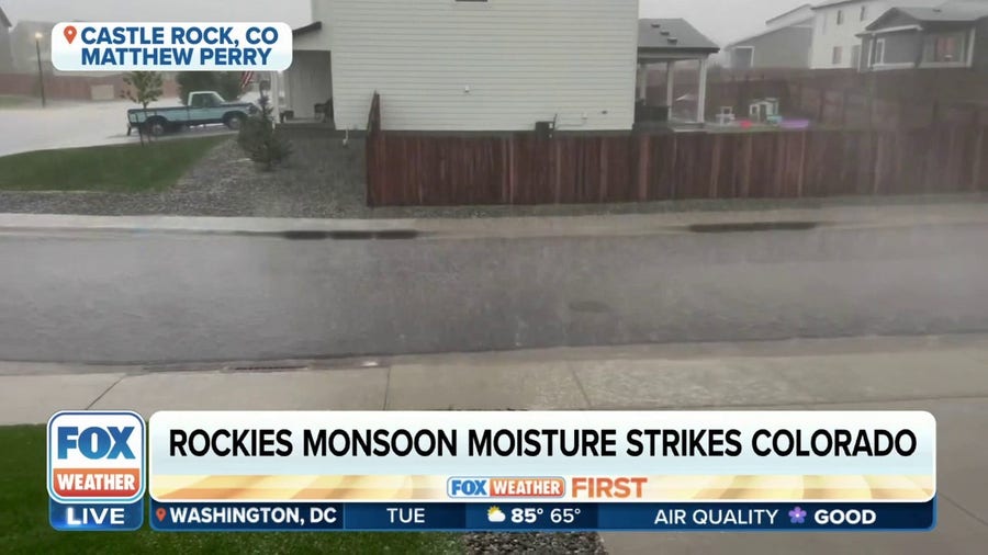 Rockies monsoon moisture strikes Colorado