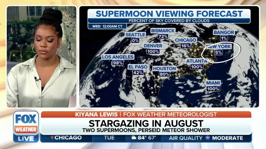 August stargazing: Two supermoons and a meteor shower