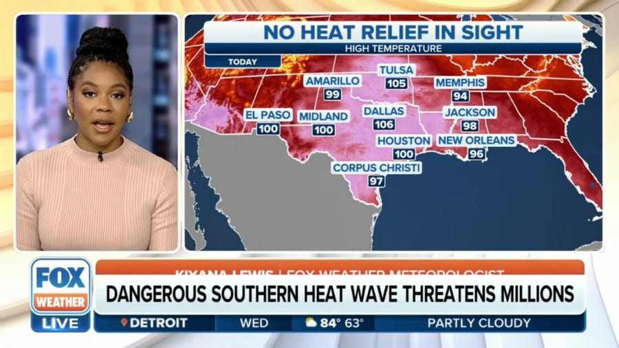 26 million Americans under Excess Heat Warning on Wednesday