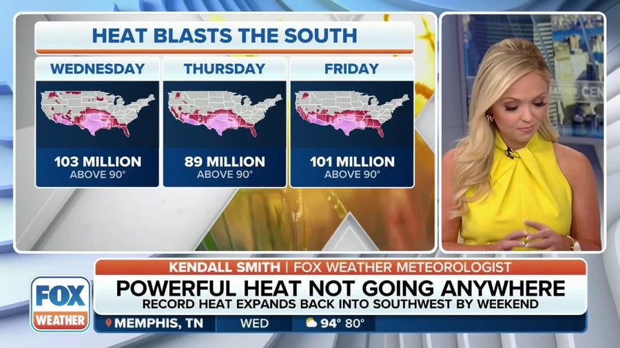 Dangerous southern US heat not going anywhere anytime soon