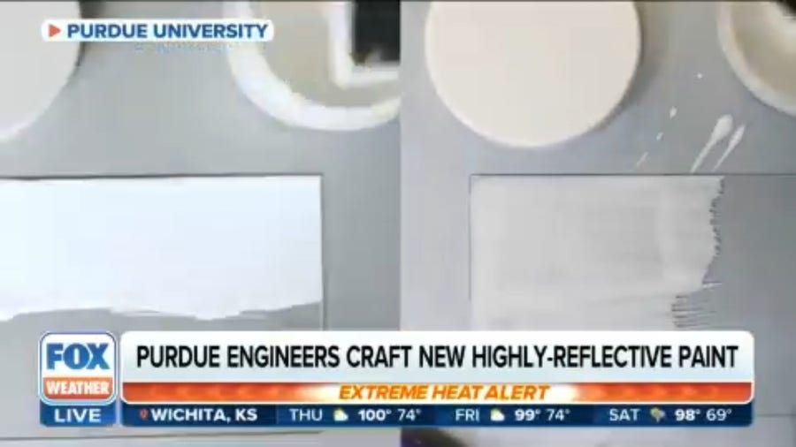 'Whitest paint ever created': New reflective paint would direct heat away from homes