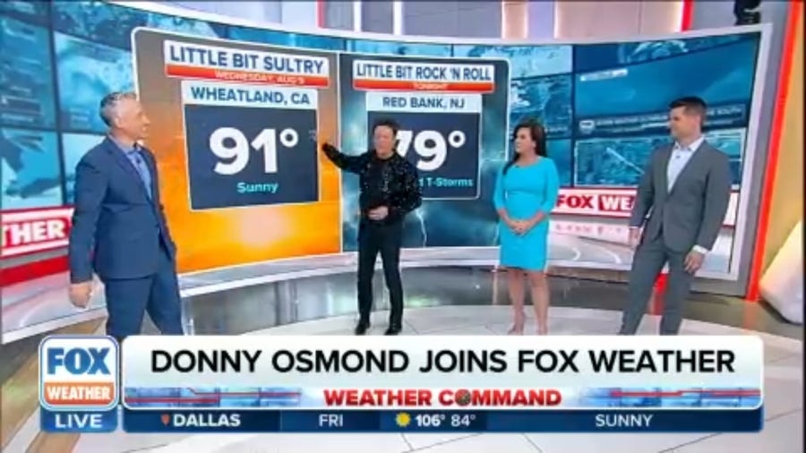 Donny Osmond joins FOX Weather