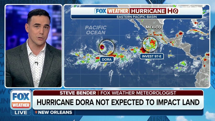 Hurricane HQ: Hurricane Dora, Invest 97E active in Pacific while Atlantic remains quiet