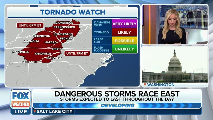 Millions under Tornado, Severe Thunderstorm Watches as powerful storms Millions under Tornado, Severe Thunderstorm Watches as powerful storms