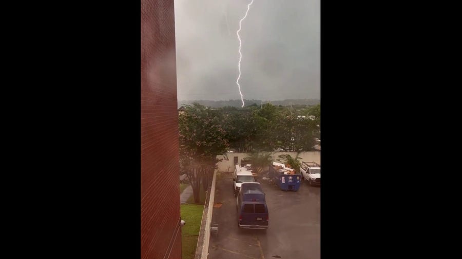 Watch: Lightning in Chattanooga, Tennessee