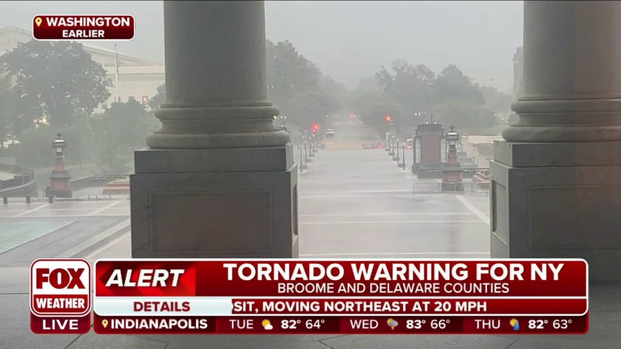 Stormy scenes from the Capitol