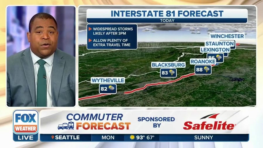 FOX Weather commuter forecast: How travel conditions look across the U.S.